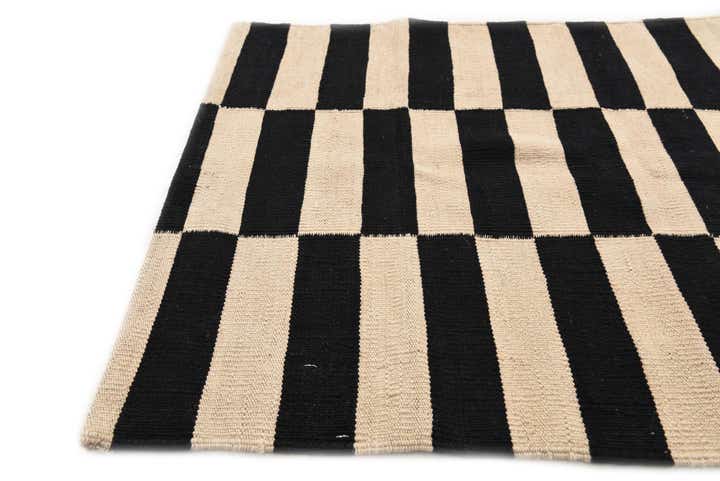 2' 8 x 3' 10 Hand Woven Kilim Modern Wool Rug