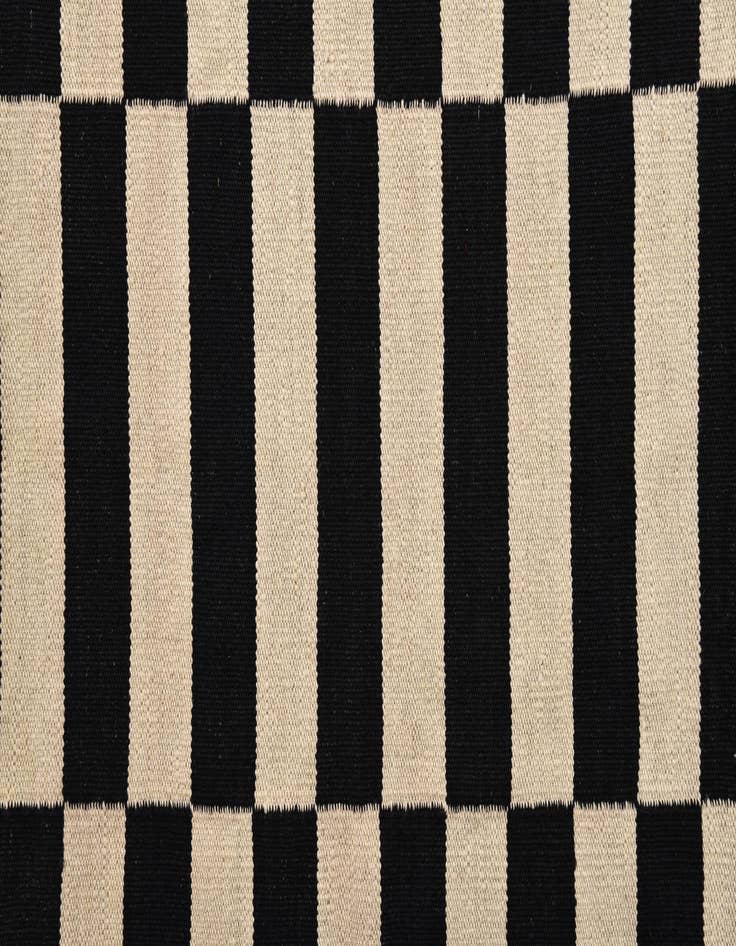 Detail image of 3' 7 x 4' 9  Hand Woven Kilim Modern Wool Rug