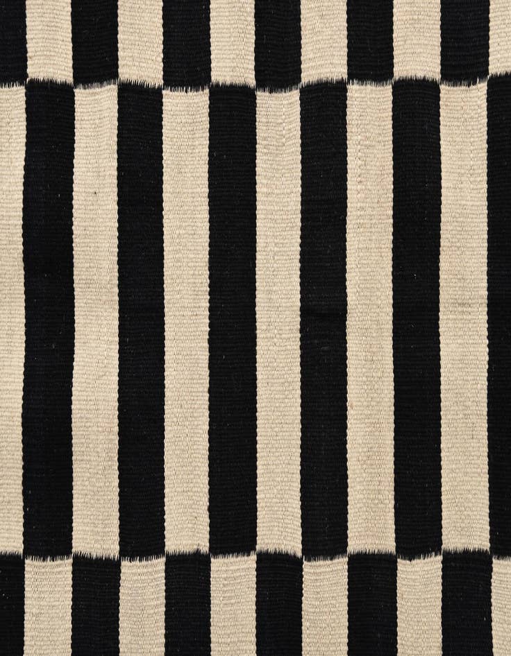 Detail image of 3' 4 x 4' 10  Hand Woven Kilim Modern Wool Rug