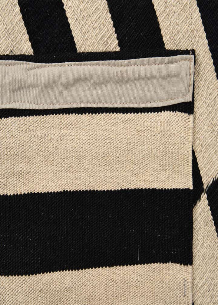3' 4 x 4' 10 Hand Woven Kilim Modern Wool Rug