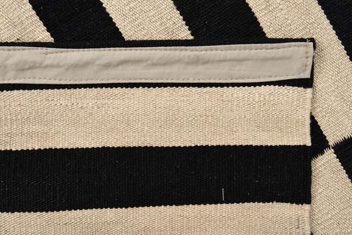 3' 4 x 4' 10 Hand Woven Kilim Modern Wool Rug
