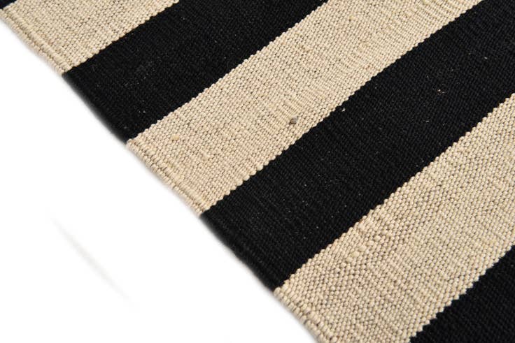 Detail image of 2' 9 x 3' 9 Hand Woven Kilim Modern Wool Rug