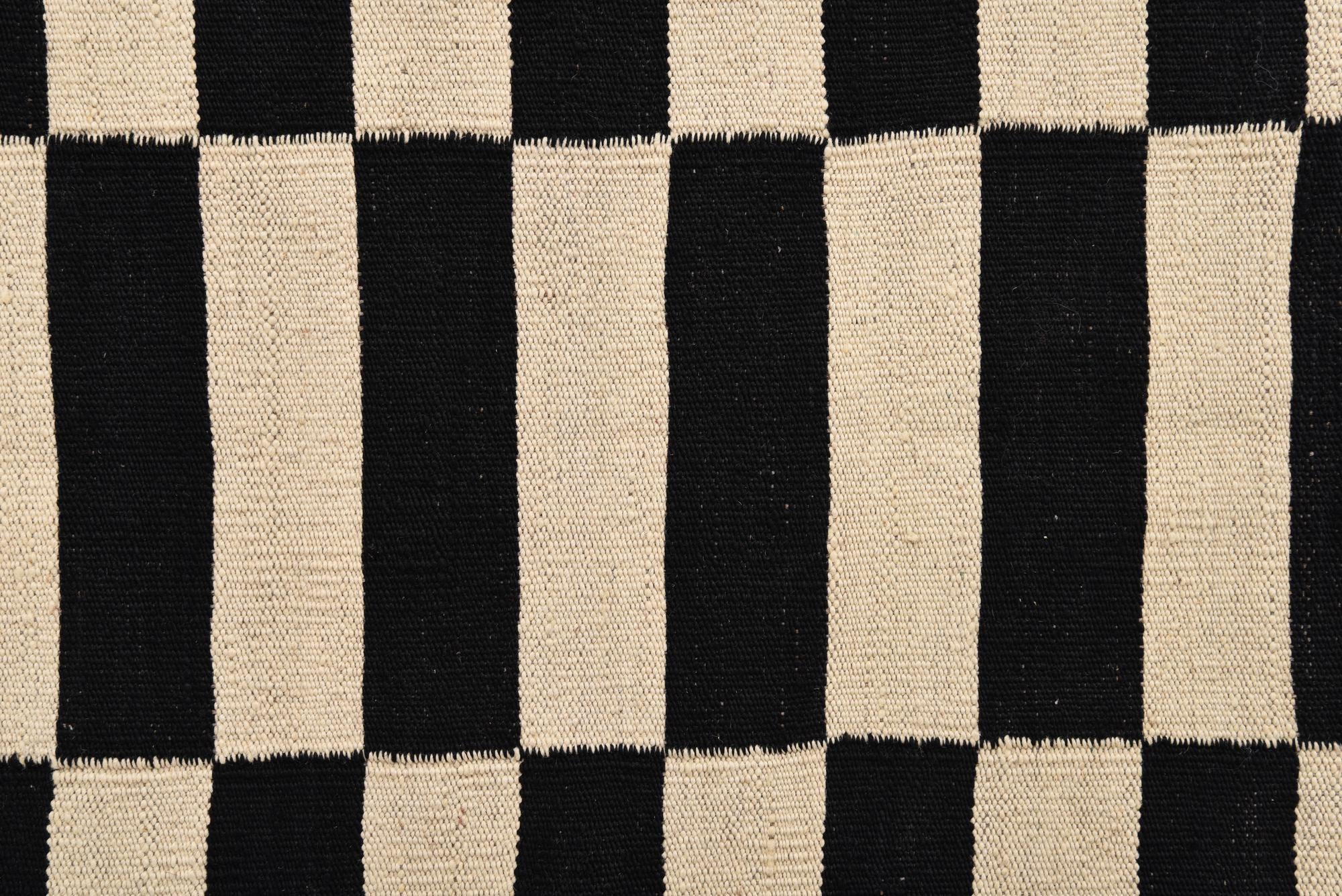 2' 9 x 3' 9 Hand Woven Kilim Modern Wool Rug