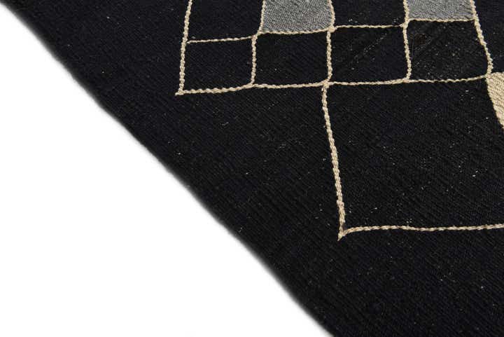 7' 2 x 9' 5 Hand Woven Kilim Modern Wool Rug