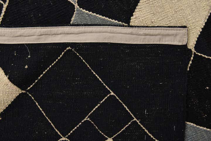 7' 2 x 9' 5 Hand Woven Kilim Modern Wool Rug