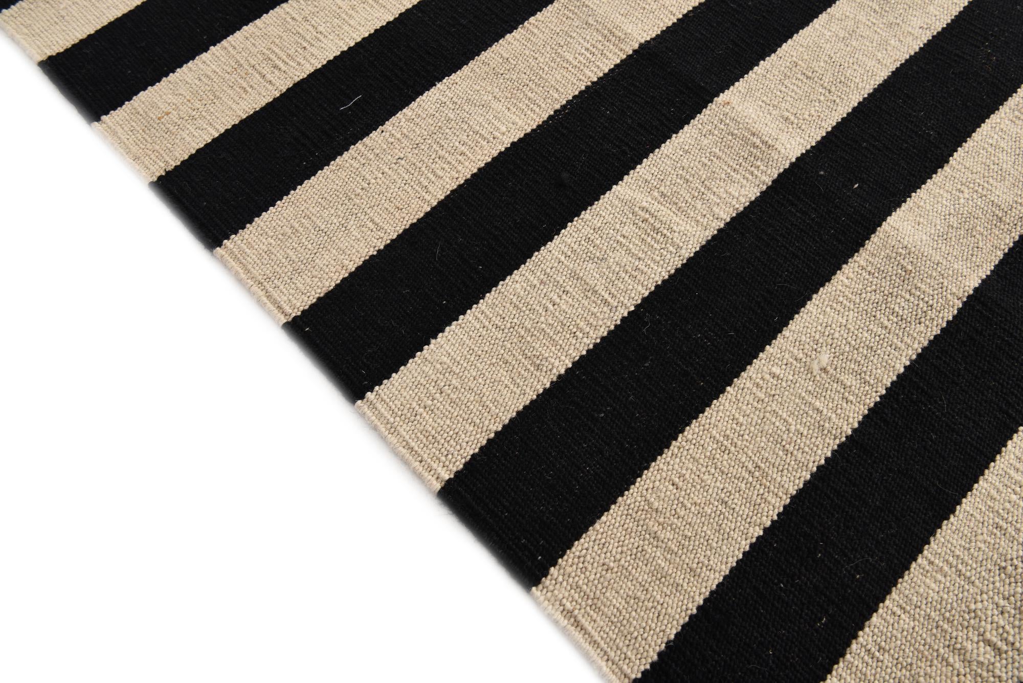 8' 7 x 11' 3 Hand Woven Kilim Modern Wool Rug