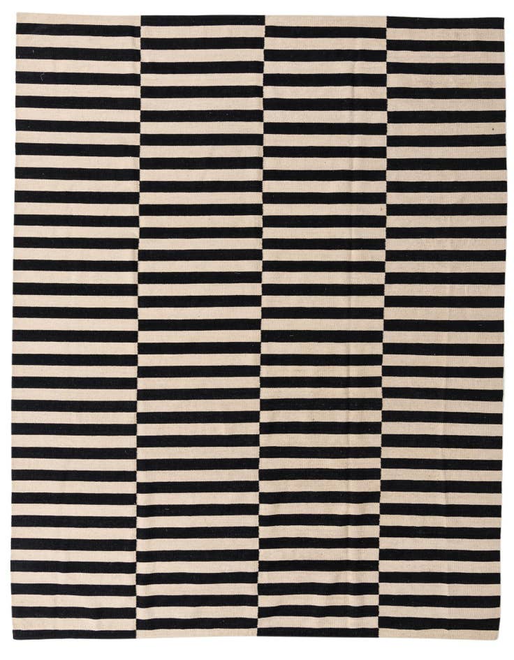 Detail image of 8' 7 x 11' 3 Hand Woven Kilim Modern Wool Rug