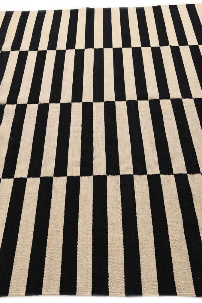 6' 8 x 9' 8 Hand Woven Kilim Modern Wool Rug