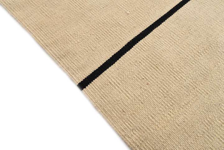 6' 4 x 9' 8 Hand Woven Kilim Modern Wool Rug