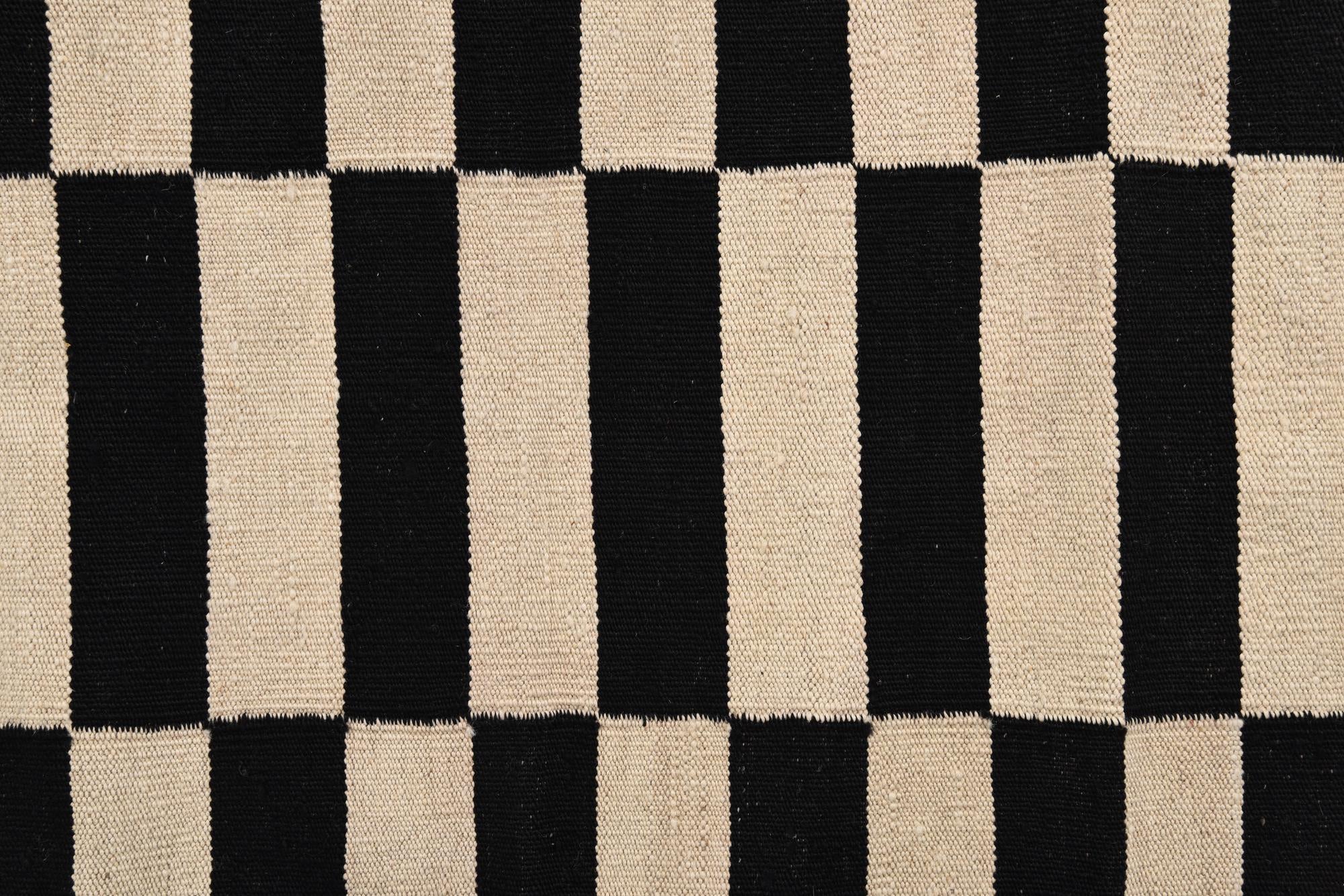 2' 7 x 3' 9 Hand Woven Kilim Modern Wool Rug