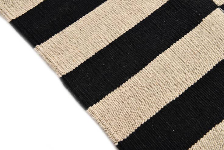 Detail image of 2' 8 x 3' 10 Hand Woven Kilim Modern Wool Rug