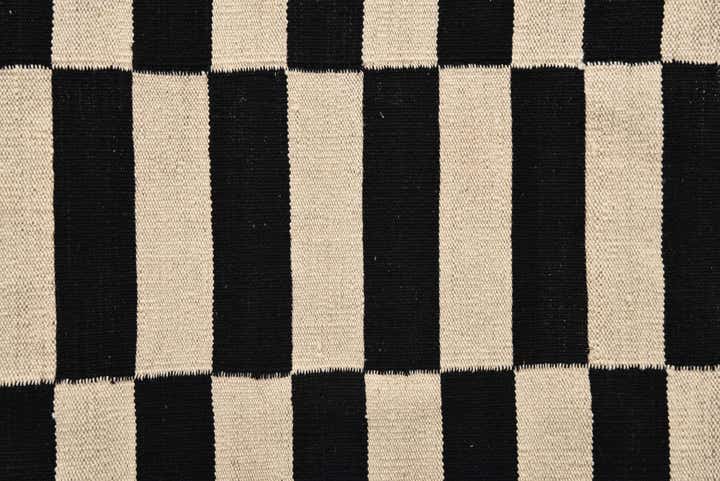 2' 8 x 3' 10 Hand Woven Kilim Modern Wool Rug