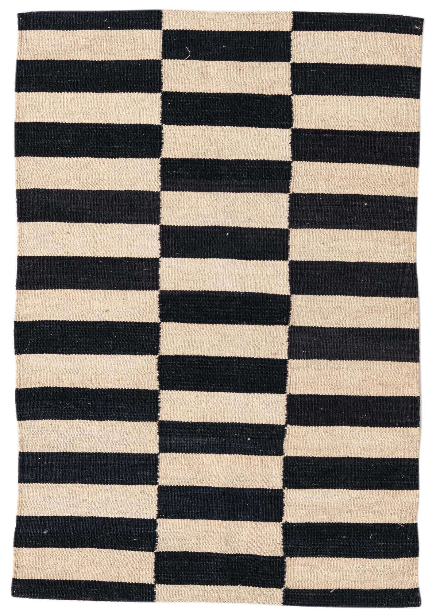 2' 7 x 3' 10 Hand Woven Kilim Modern Wool Rug