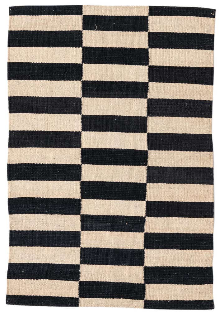 2' 7 x 3' 10 Hand Woven Kilim Modern Wool Rug