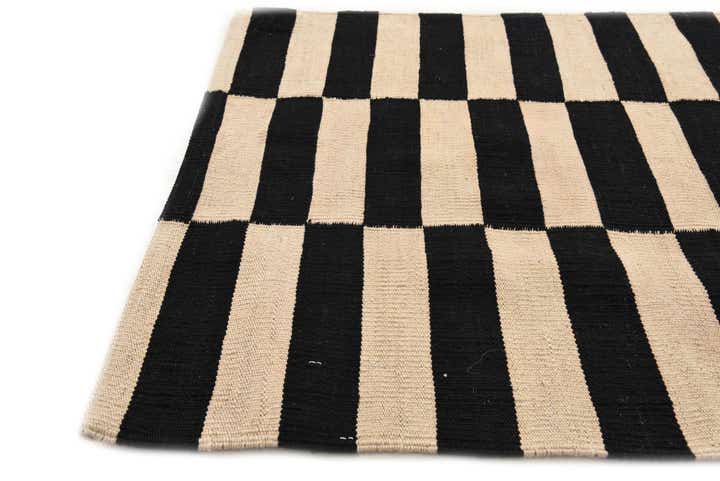 2' 8 x 3' 10 Hand Woven Kilim Modern Wool Rug
