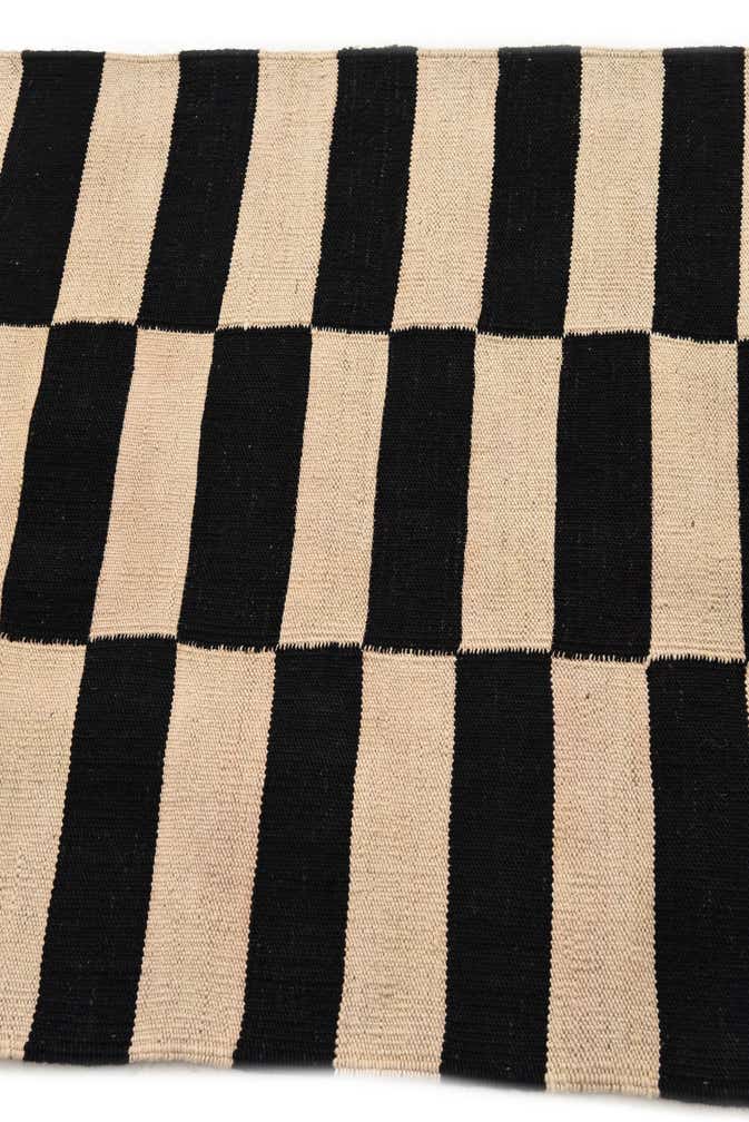 2' 8 x 3' 10 Hand Woven Kilim Modern Wool Rug