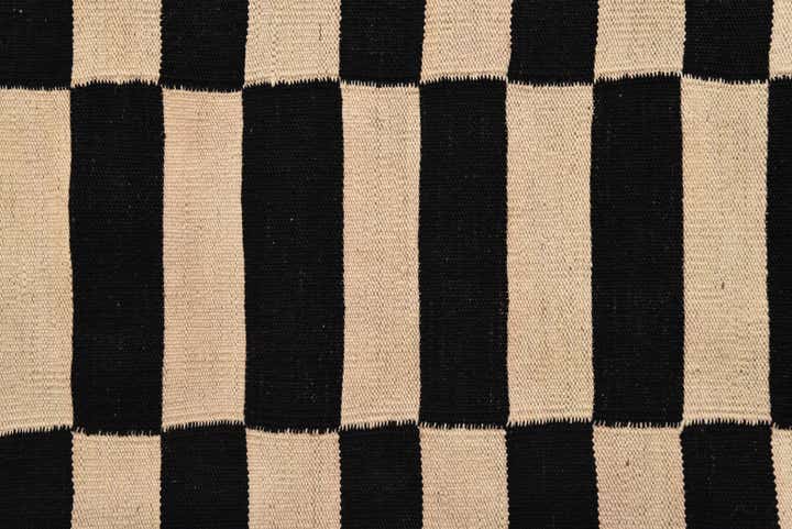 2' 8 x 3' 10 Hand Woven Kilim Modern Wool Rug