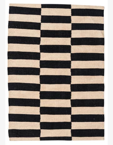 2' 8 x 3' 10 Hand Woven Kilim Modern Wool Rug