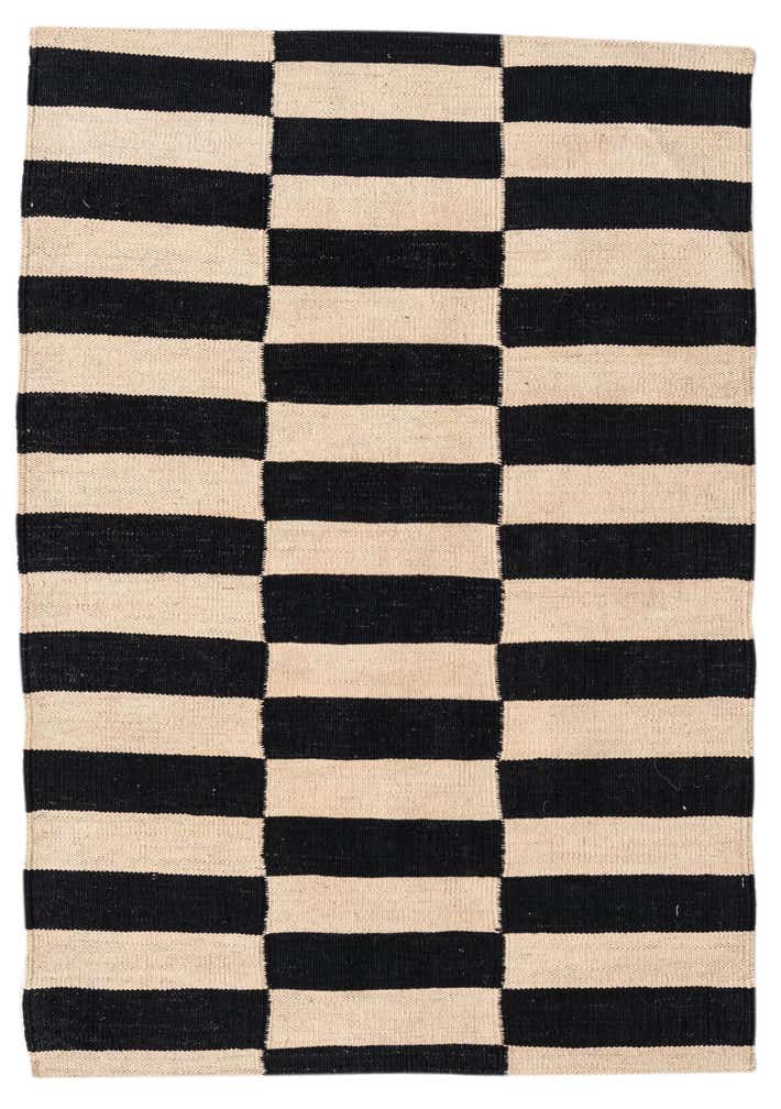 2' 8 x 3' 10 Hand Woven Kilim Modern Wool Rug