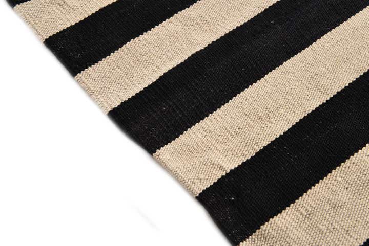 3' 4 x 4' 10 Hand Woven Kilim Modern Wool Rug
