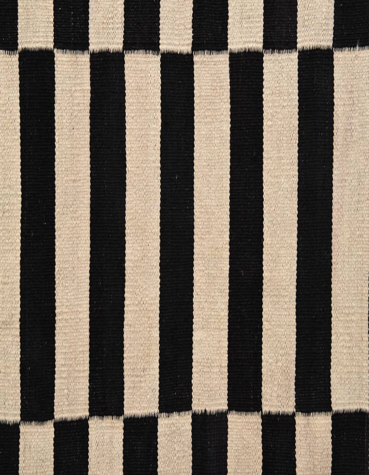 Detail image of 3' 4 x 4' 10  Hand Woven Kilim Modern Wool Rug