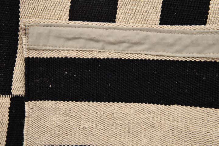 3' 4 x 4' 10 Hand Woven Kilim Modern Wool Rug