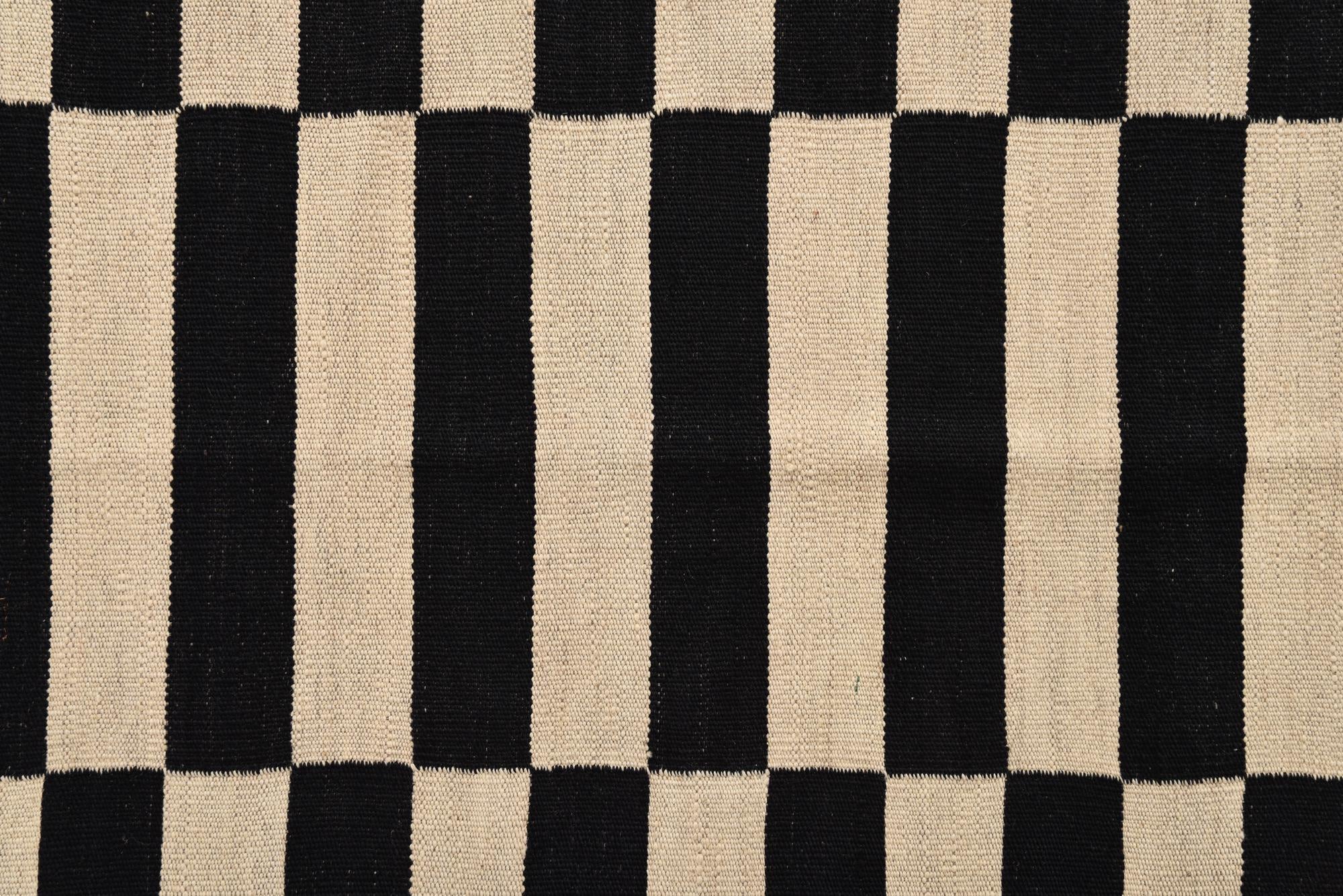 3' 4 x 5' 1 Hand Woven Kilim Modern Wool Rug
