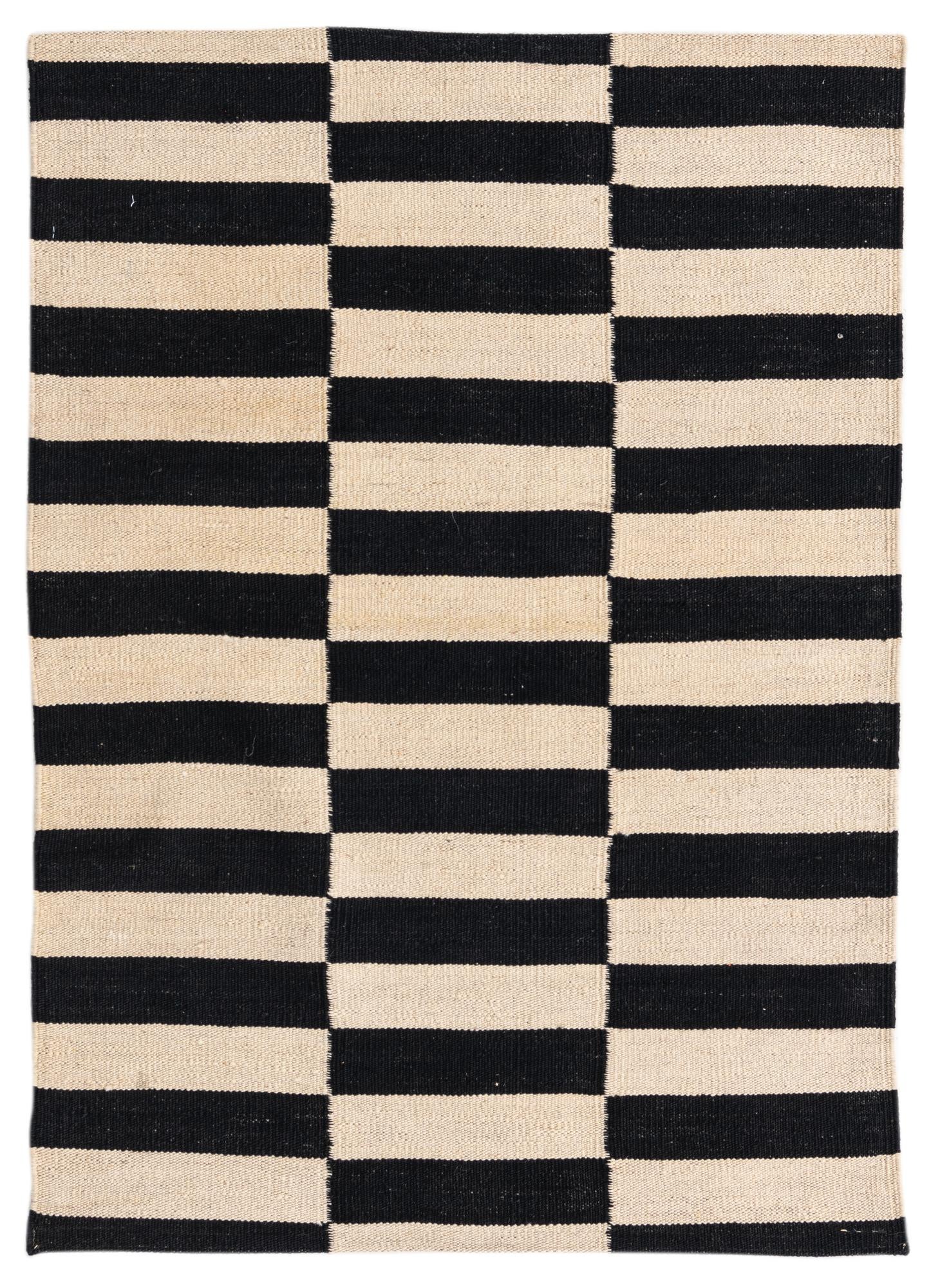 2' 9 x 3' 10 Hand Woven Kilim Modern Wool Rug