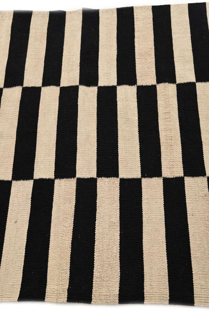 3' 4 x 4' 9 Hand Woven Kilim Modern Wool Rug