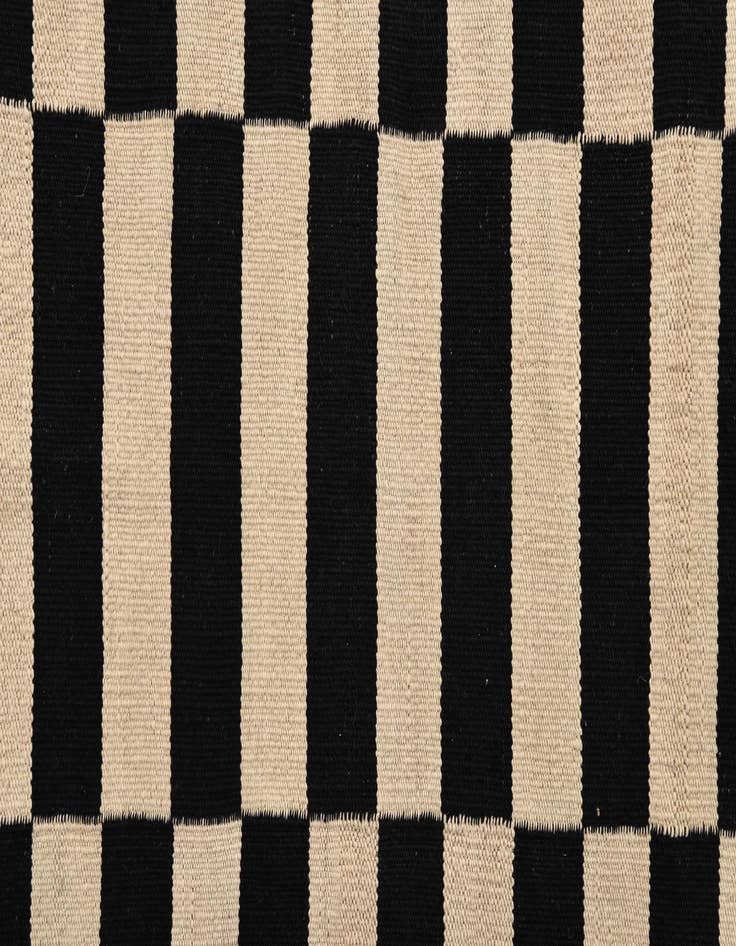 Detail image of 3' 4 x 4' 9  Hand Woven Kilim Modern Wool Rug