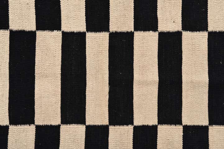 2' 8 x 3' 10 Hand Woven Kilim Modern Wool Rug