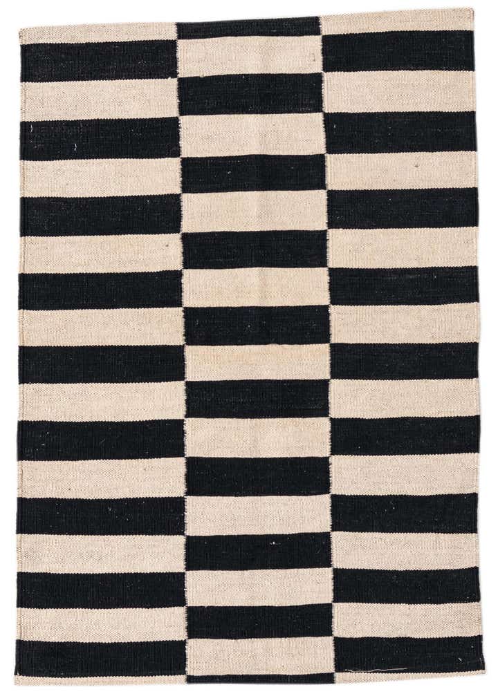 2' 8 x 3' 10 Hand Woven Kilim Modern Wool Rug