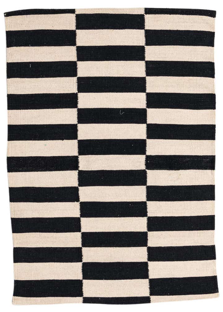 2' 8 x 3' 9 Hand Woven Kilim Modern Wool Rug