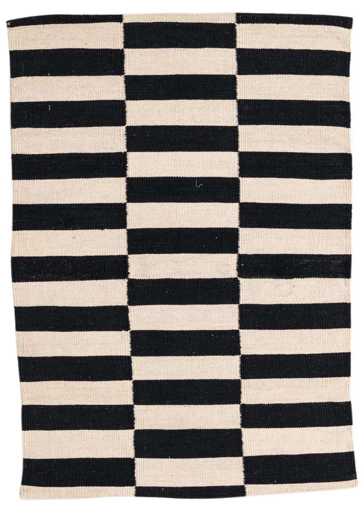 2' 8 x 3' 9 Hand Woven Kilim Modern Wool Rug