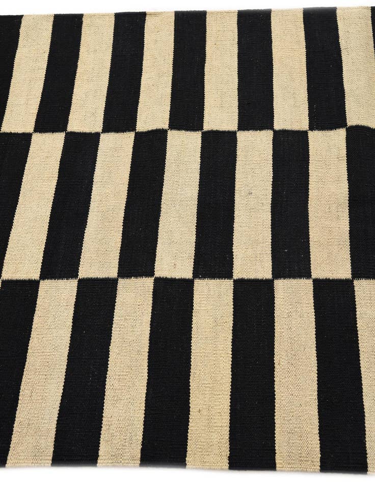 Detail image of 3' 5 x 4' 10  Hand Woven Kilim Modern Wool Rug