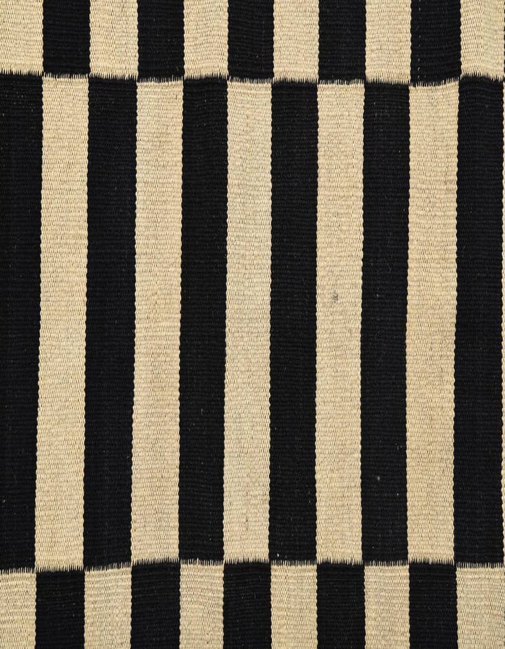 Detail image of 3' 5 x 4' 10 Hand Woven Kilim Modern Wool Rug