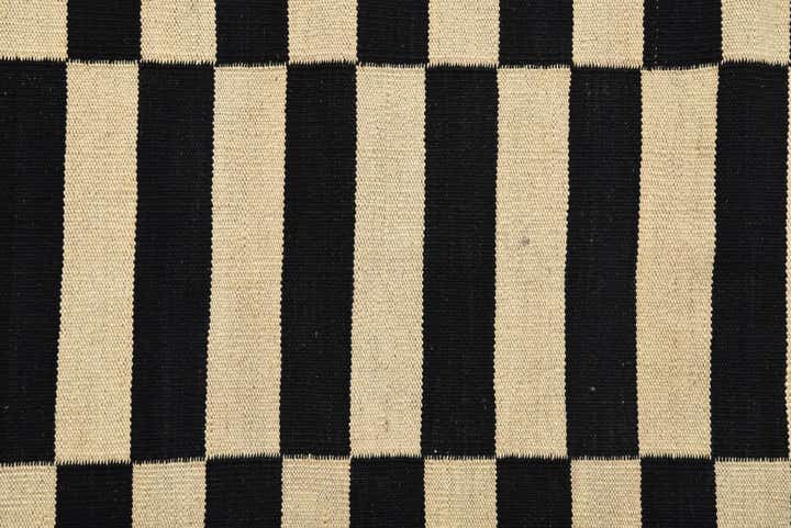 3' 5 x 4' 10 Hand Woven Kilim Modern Wool Rug