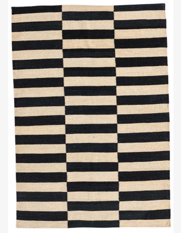3' 5 x 4' 10 Hand Woven Kilim Modern Wool Rug