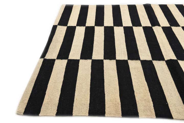 3' 5 x 4' 8 Hand Woven Kilim Modern Wool Rug