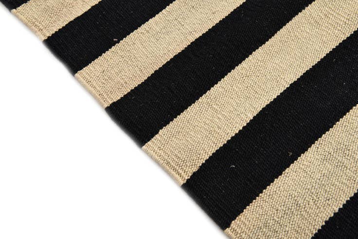 Detail image of 3' 5 x 4' 8 Hand Woven Kilim Modern Wool Rug
