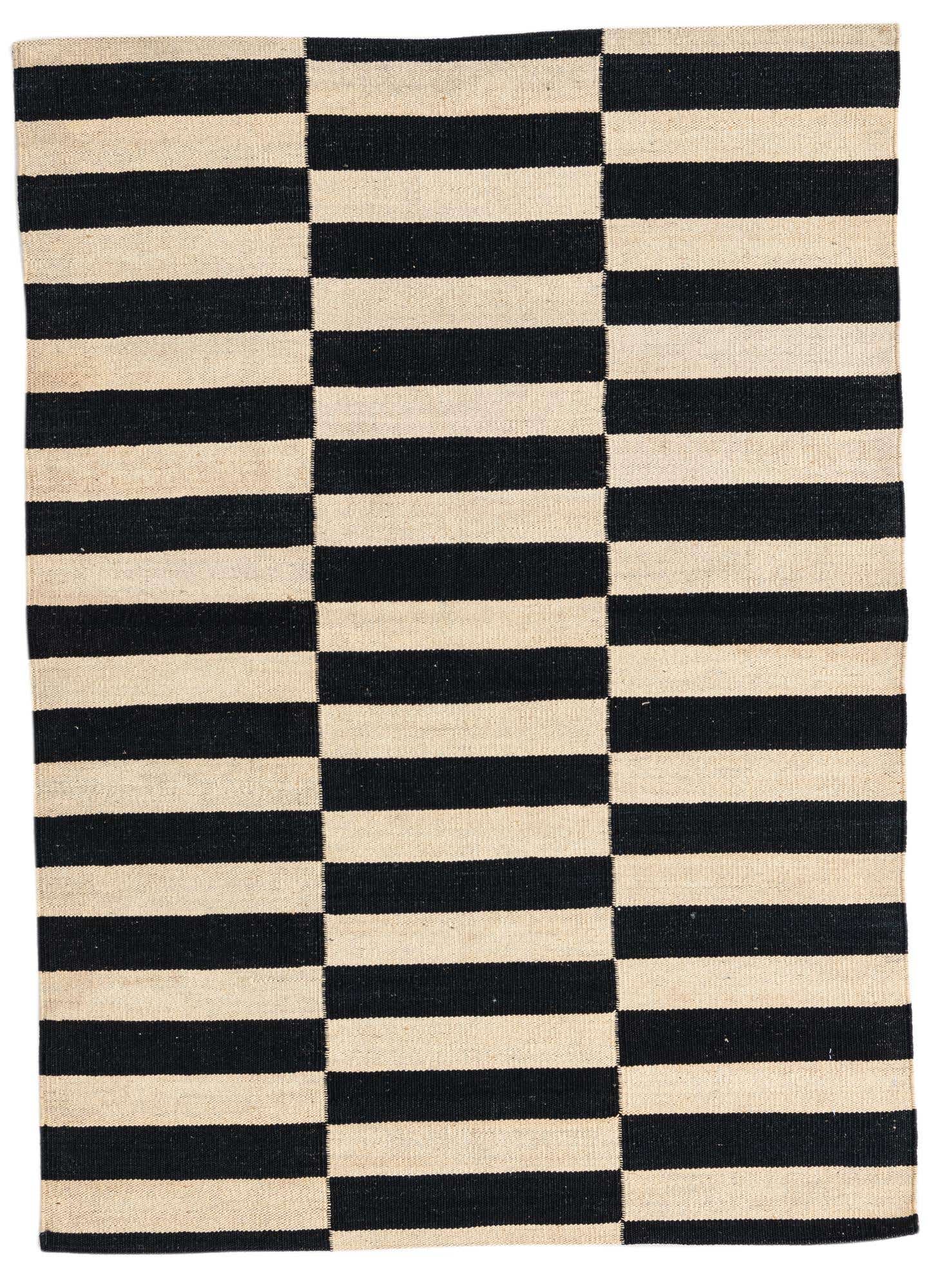 3' 5 x 4' 8 Hand Woven Kilim Modern Wool Rug