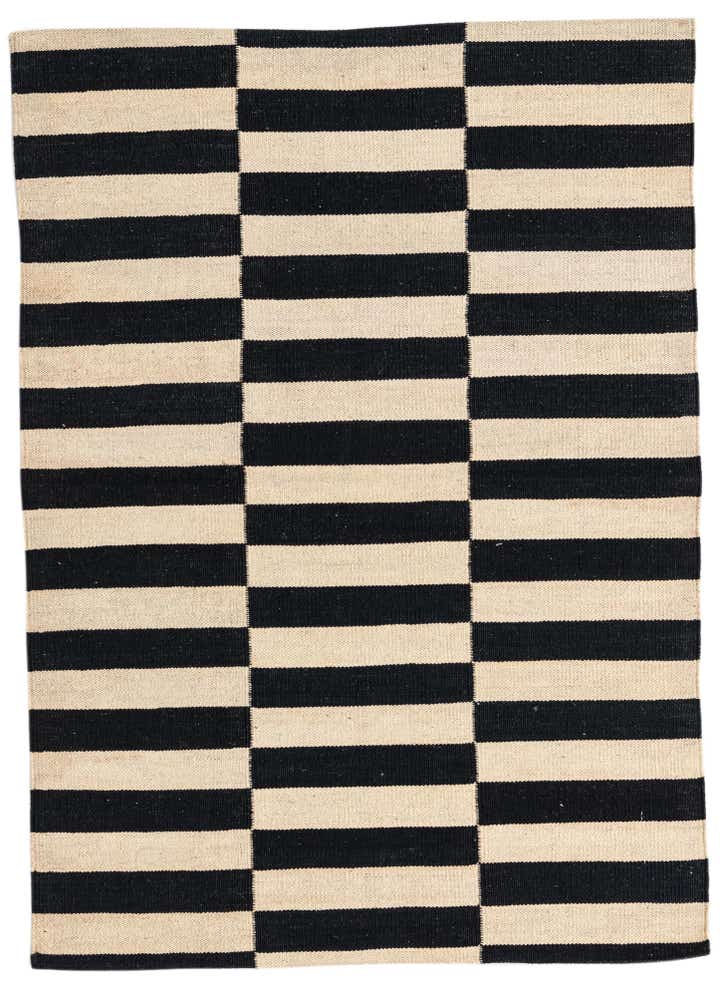 3' 5 x 4' 8 Hand Woven Kilim Modern Wool Rug