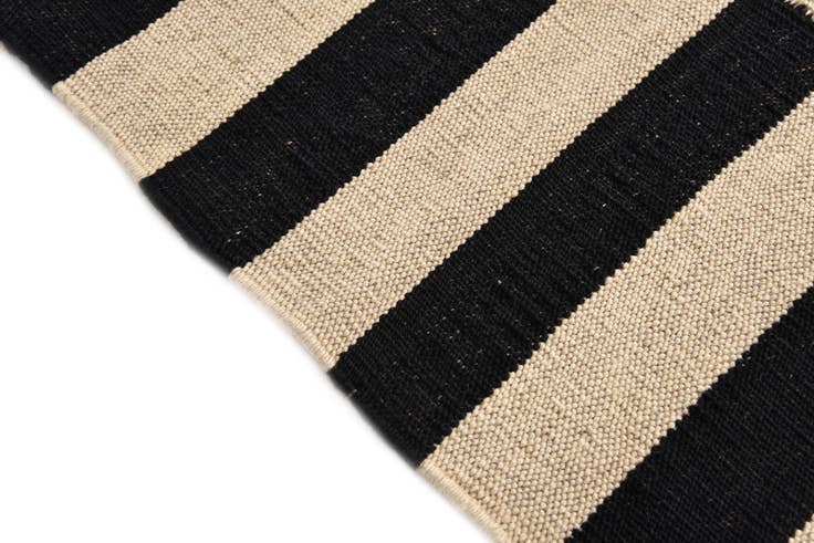 Detail image of 2' 9 x 3' 9 Hand Woven Kilim Modern Wool Rug
