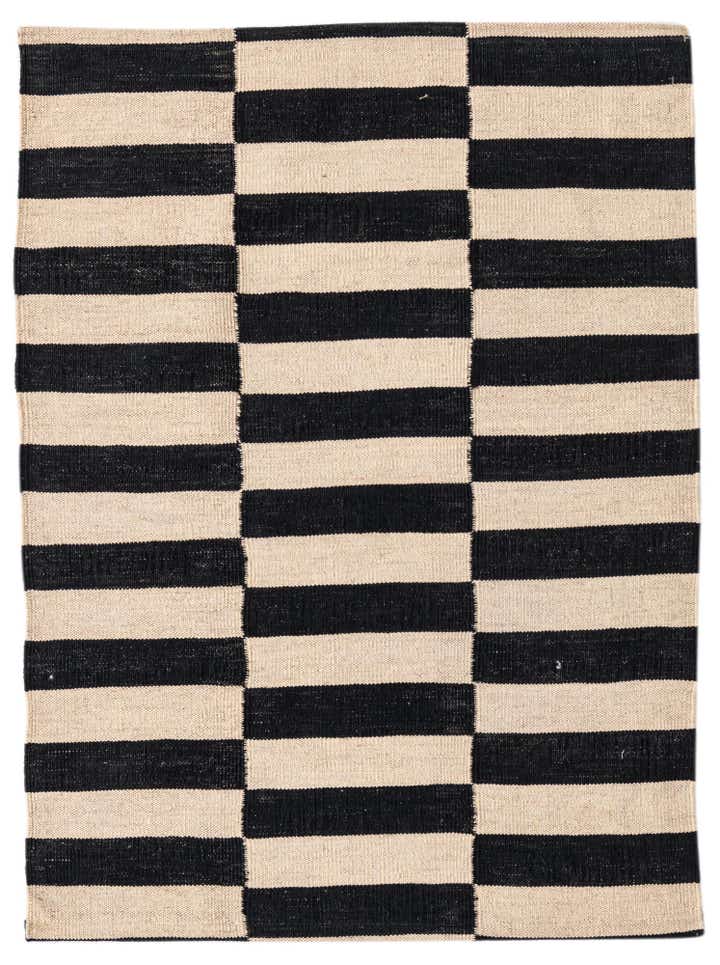 2' 9 x 3' 9 Hand Woven Kilim Modern Wool Rug