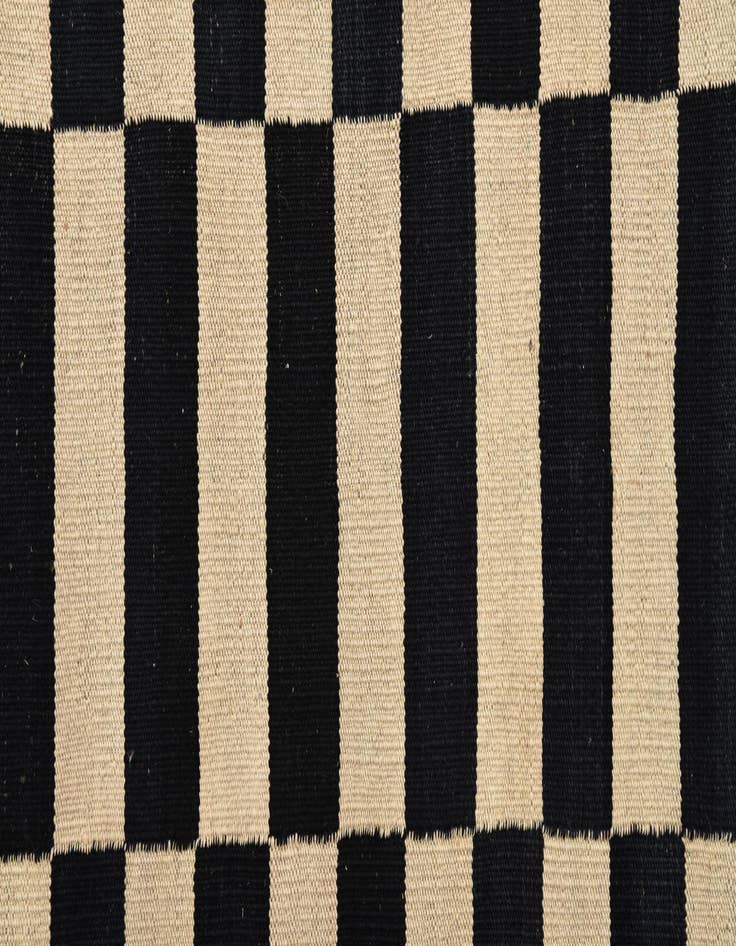 Detail image of 3' 4 x 4' 10  Hand Woven Kilim Modern Wool Rug