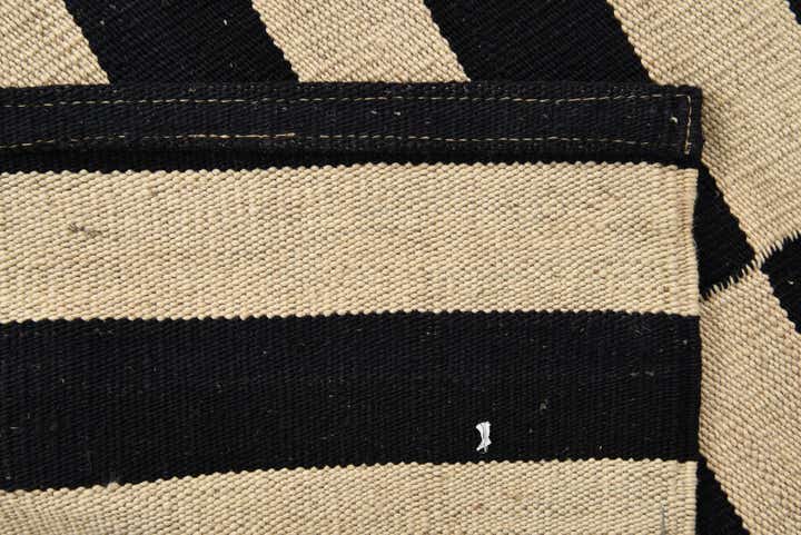 3' 4 x 4' 10 Hand Woven Kilim Modern Wool Rug