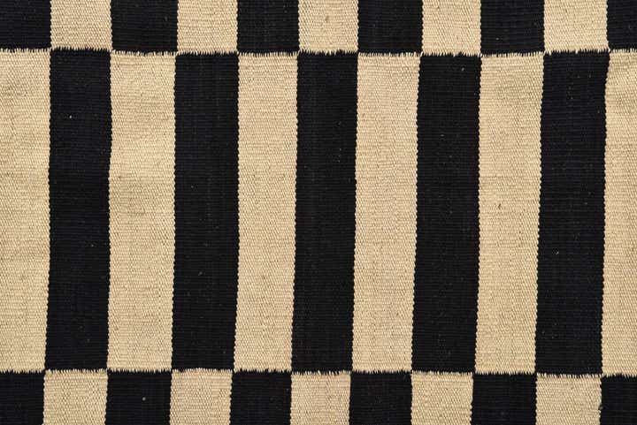 3' 2 x 4' 9 Hand Woven Kilim Modern Wool Rug