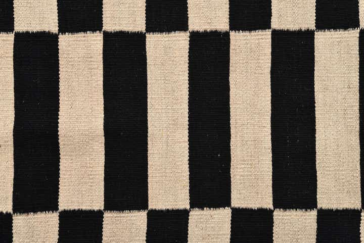 2' 8 x 3' 10 Hand Woven Kilim Modern Wool Rug