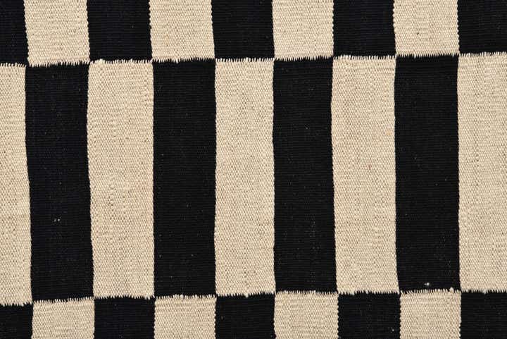 2' 8 x 3' 10 Hand Woven Kilim Modern Wool Rug