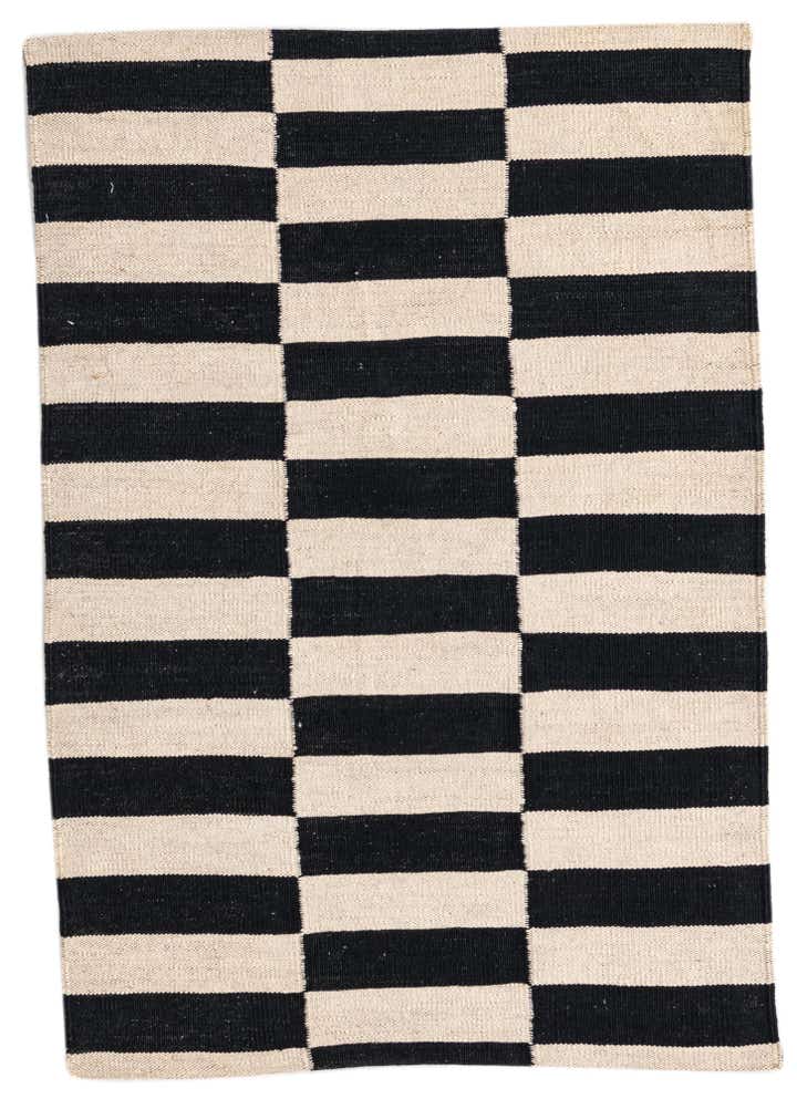 2' 8 x 3' 10 Hand Woven Kilim Modern Wool Rug